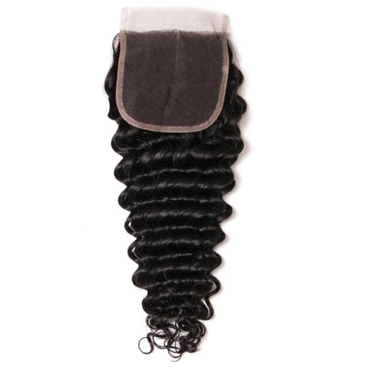 Celebrity Styles Virgin Deep Wave 4x4 HD Lace Closures