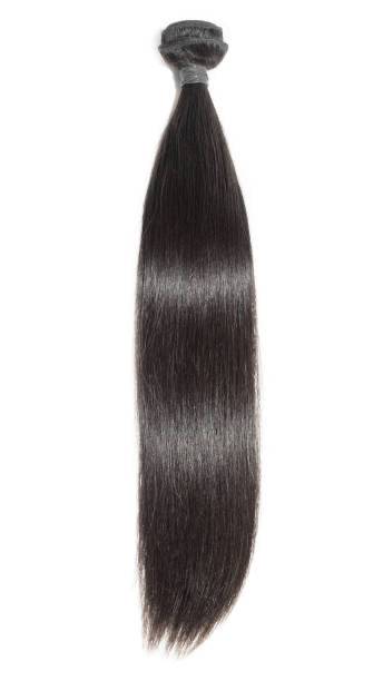 Virgin silky straight human hair black