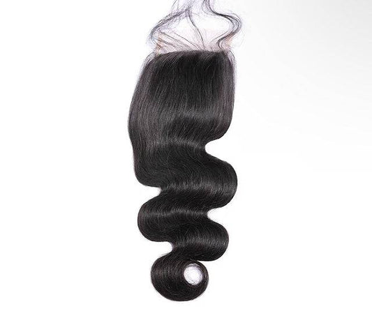 4x4 virgin hd lace closure body wave black