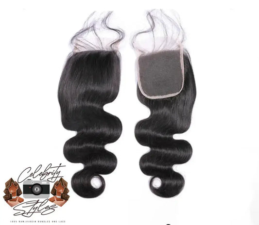 Celebrity Styles Raw Body Wave 4X4 Hd Lace Closures